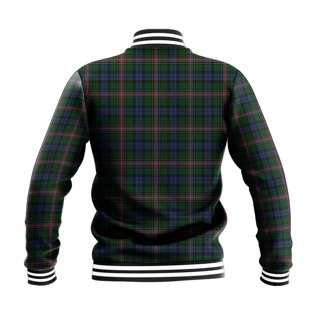 Allison Tartan Baseball Jacket with Family Crest