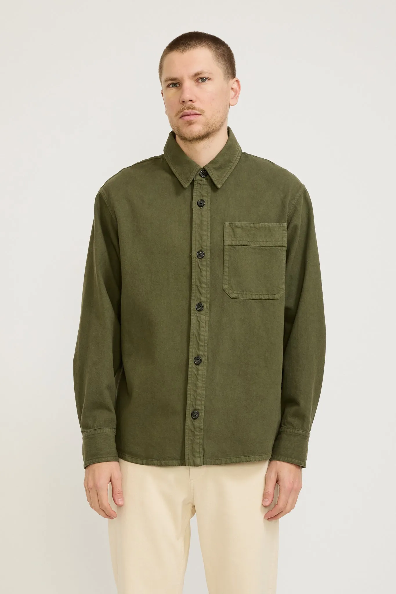 Basile Cavalier Overshirt Khaki