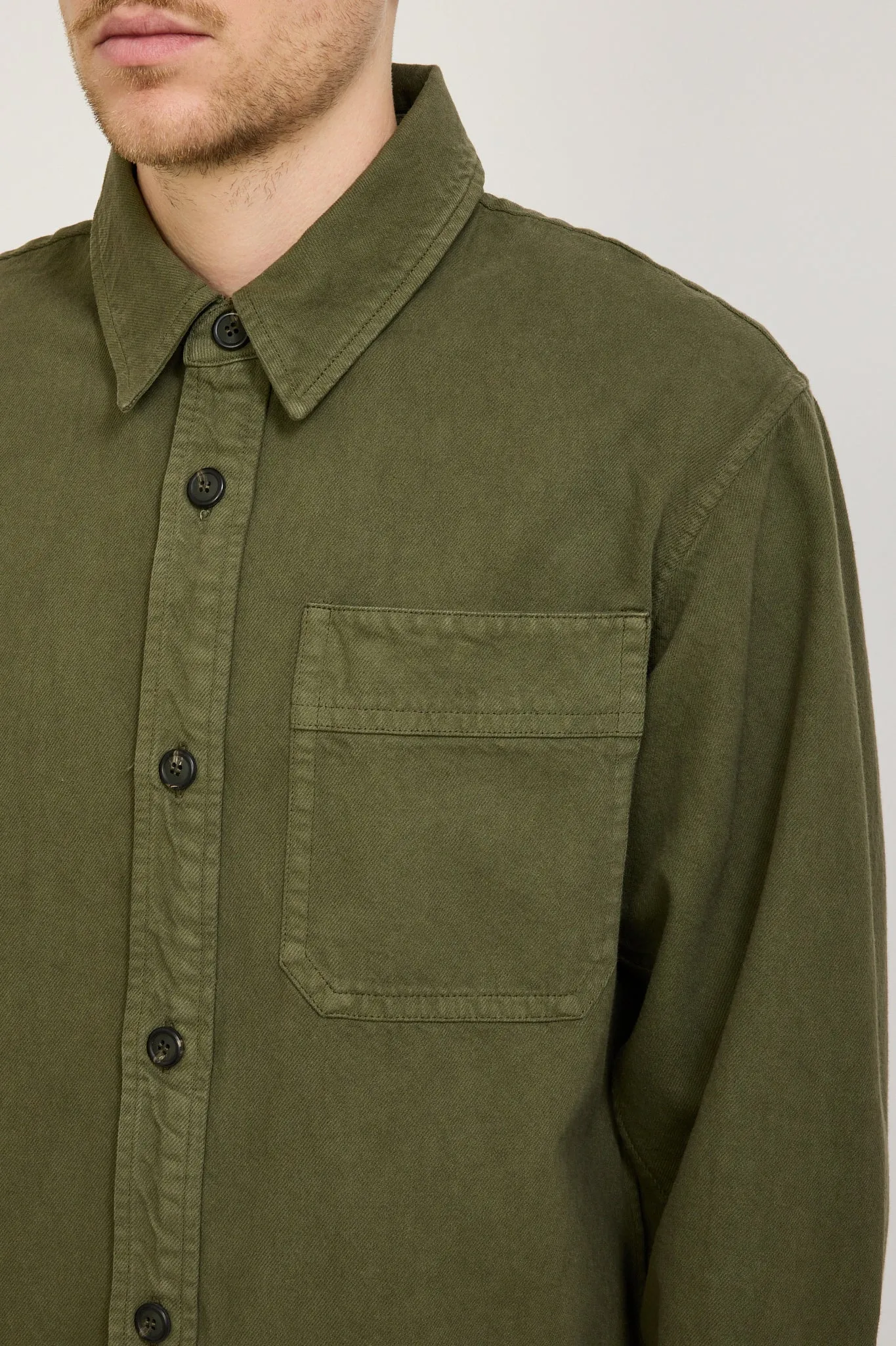 Basile Cavalier Overshirt Khaki