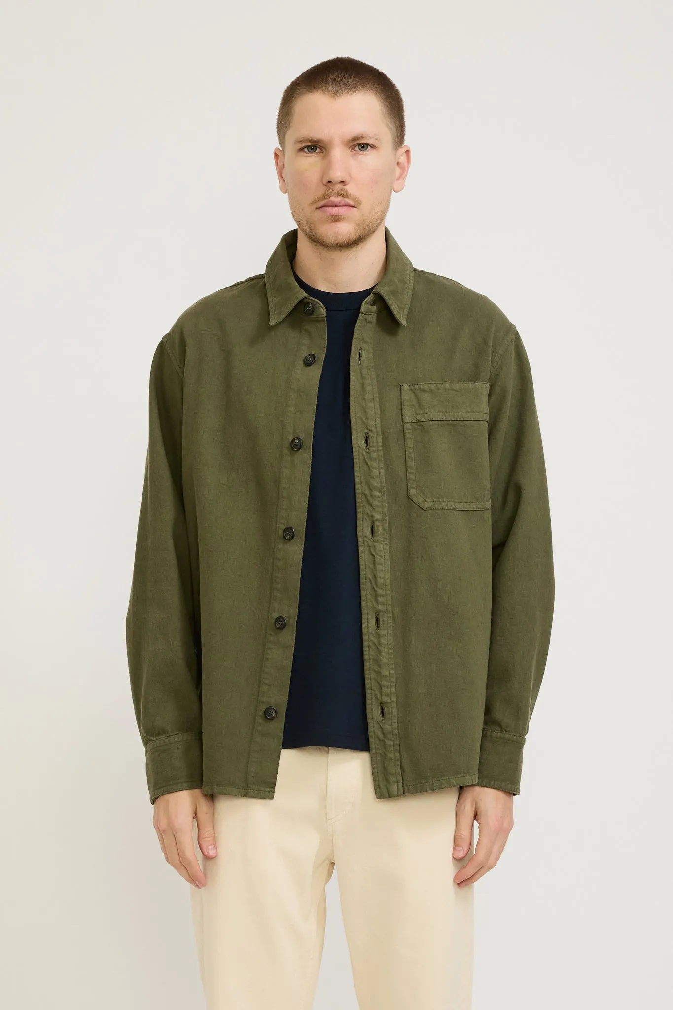 Basile Cavalier Overshirt Khaki
