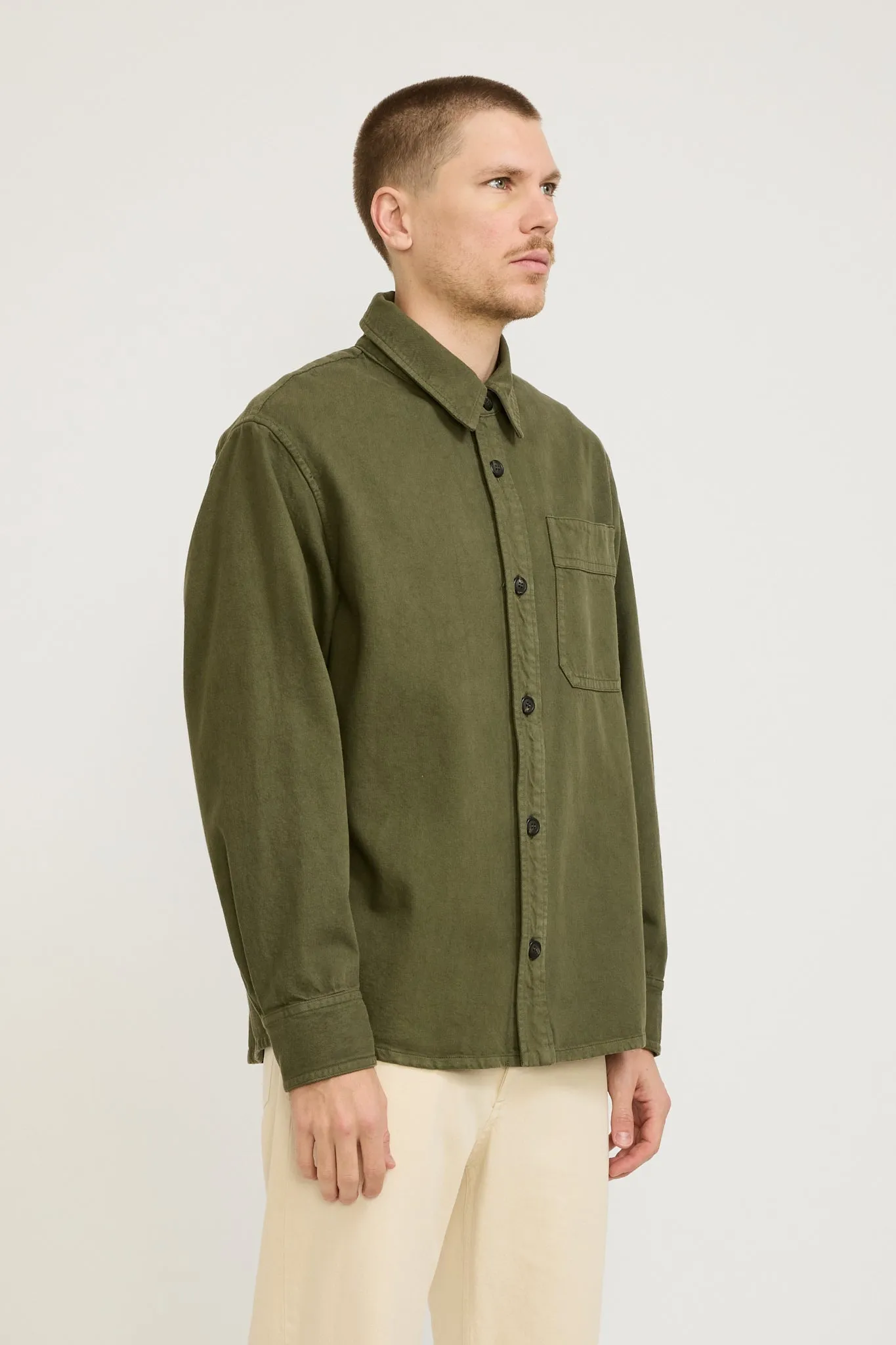 Basile Cavalier Overshirt Khaki