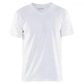 Bl&#xE5;kl&#xE4;der&#x20;3360-1029&#x20;T-shirt&#x20;V-Neck&#x20;-&#x20;White