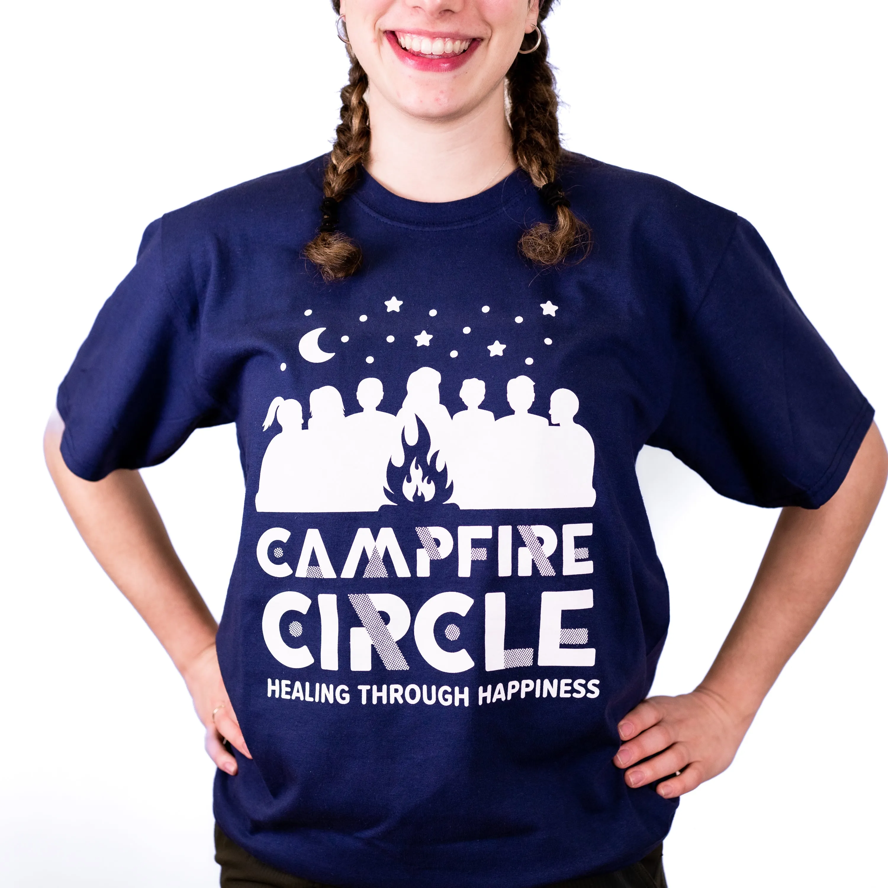 Campfire Circle Navy Blue Summer 2022 T-Shirt