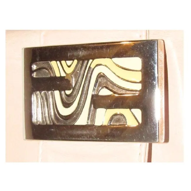 Fendi Ltd Ed Color Block Structured Lunchbox Purse Pinkyellow Lthrenamel Ff Leather Satchel