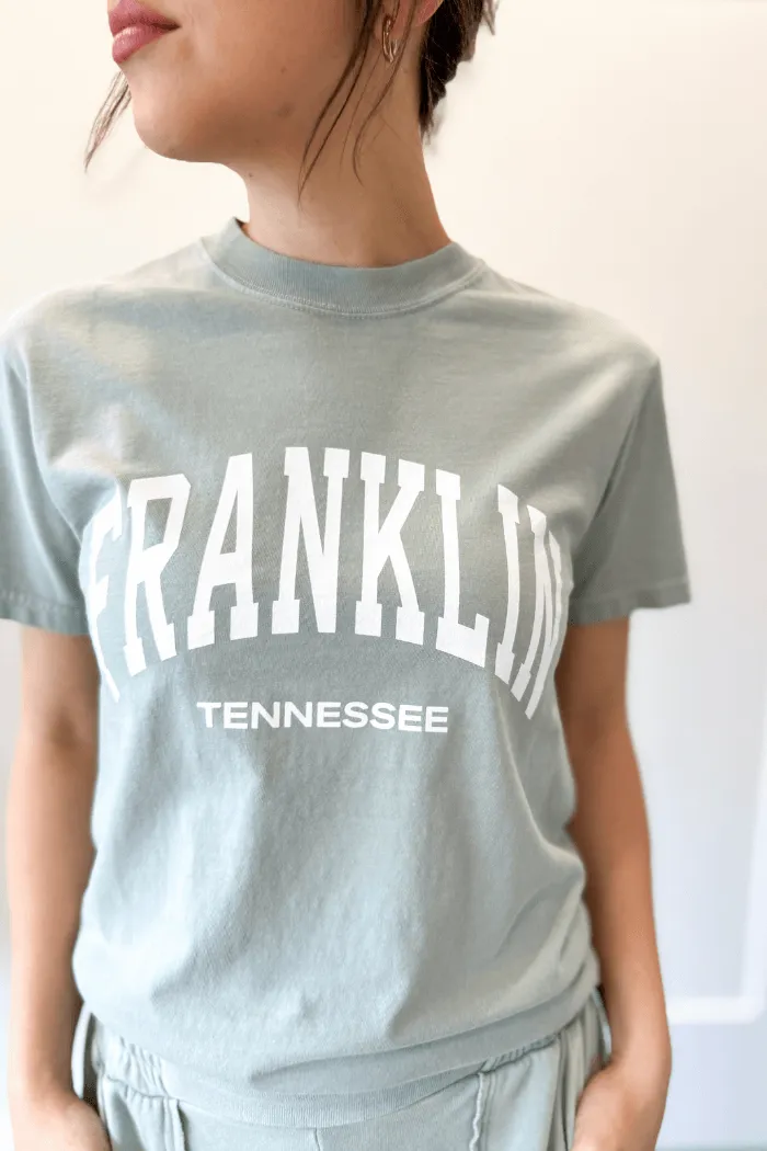 Franklin Graphic Tee in Sage