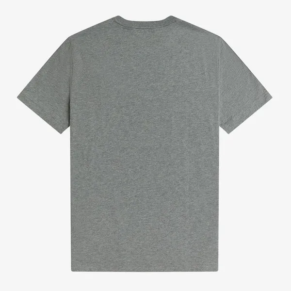 Fred Perry Crew Neck T-Shirt - Steel Marl