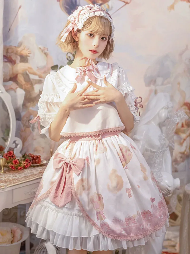 Girly Tops Sweet Lolita Short