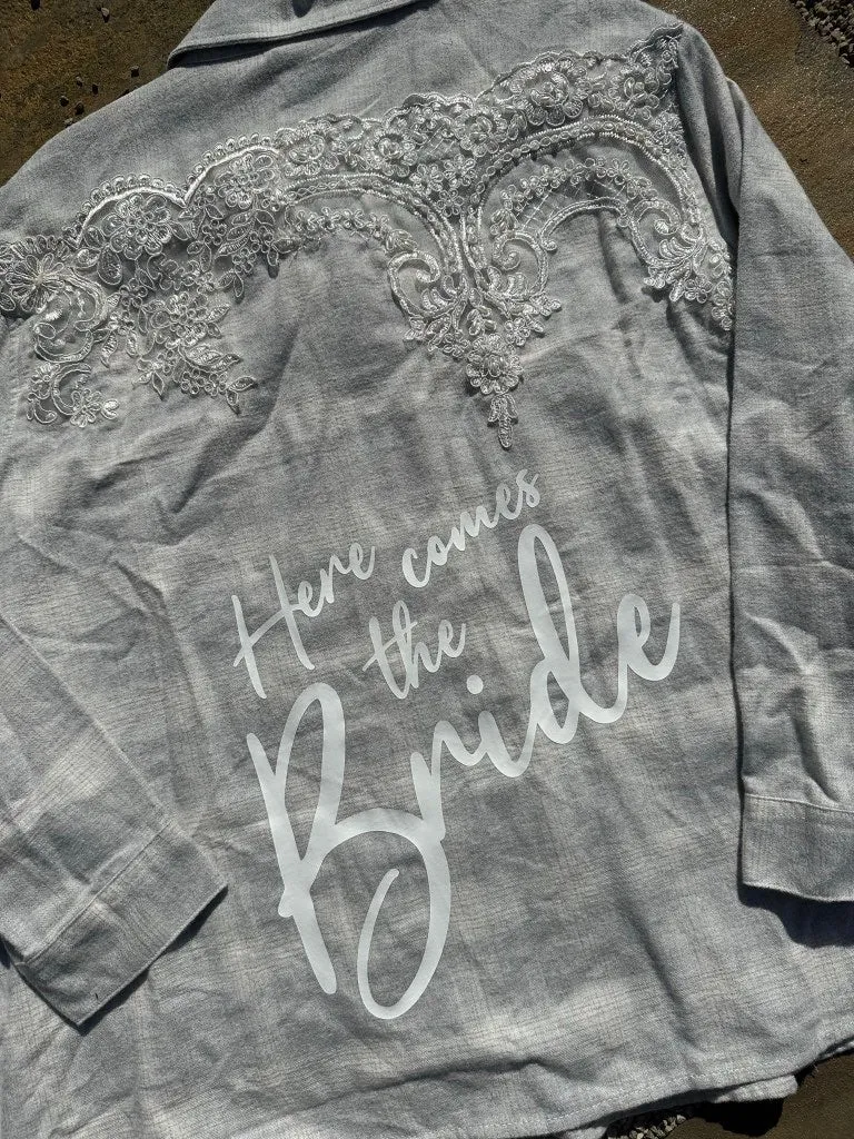 Here Comes the Bride Flannel - XL