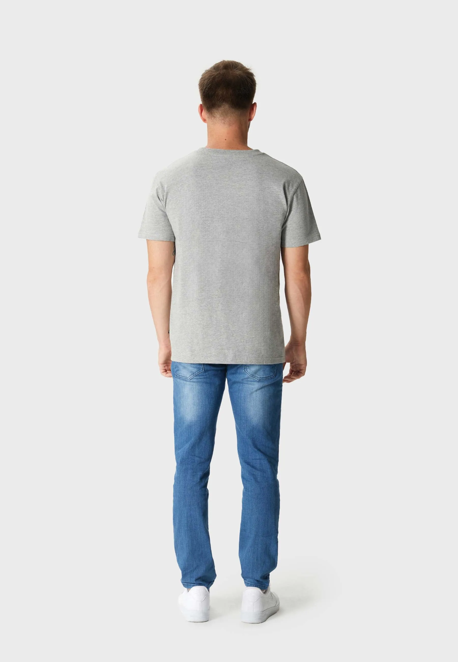 Octo Skull T-Shirt Heather Grey