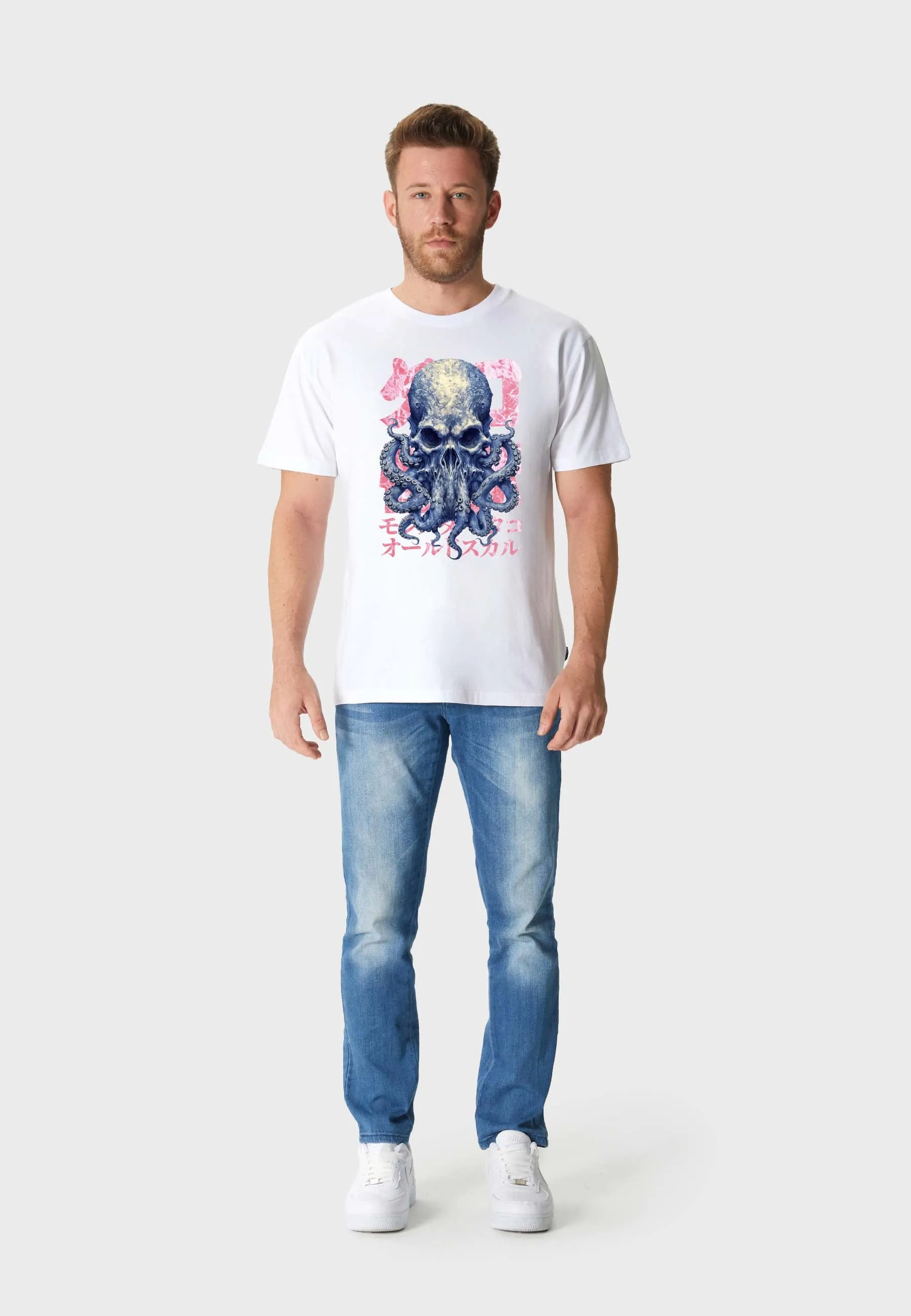 Octo Skull T-Shirt White