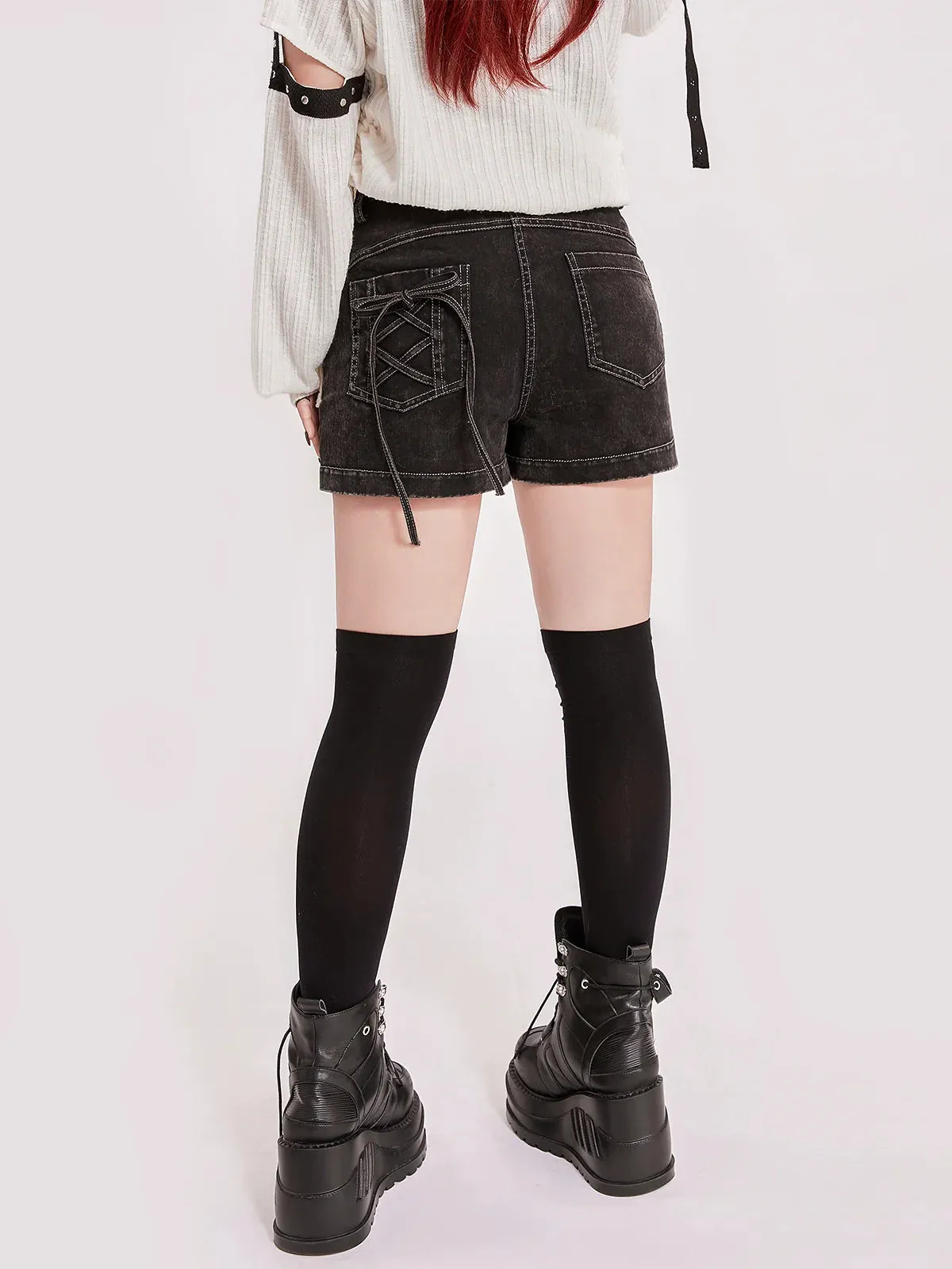 Pants Short Rock American Skirt Denim