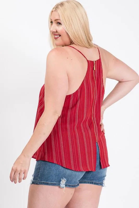 Pre-Order Off To The Beach Stripe Cami Top