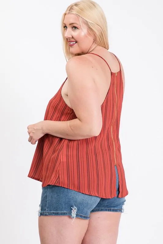 Pre-Order Off To The Beach Stripe Cami Top