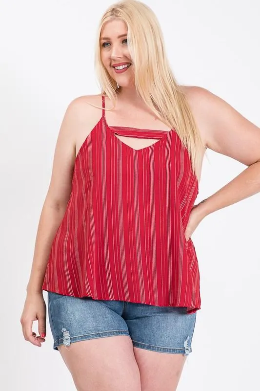 Pre-Order Off To The Beach Stripe Cami Top