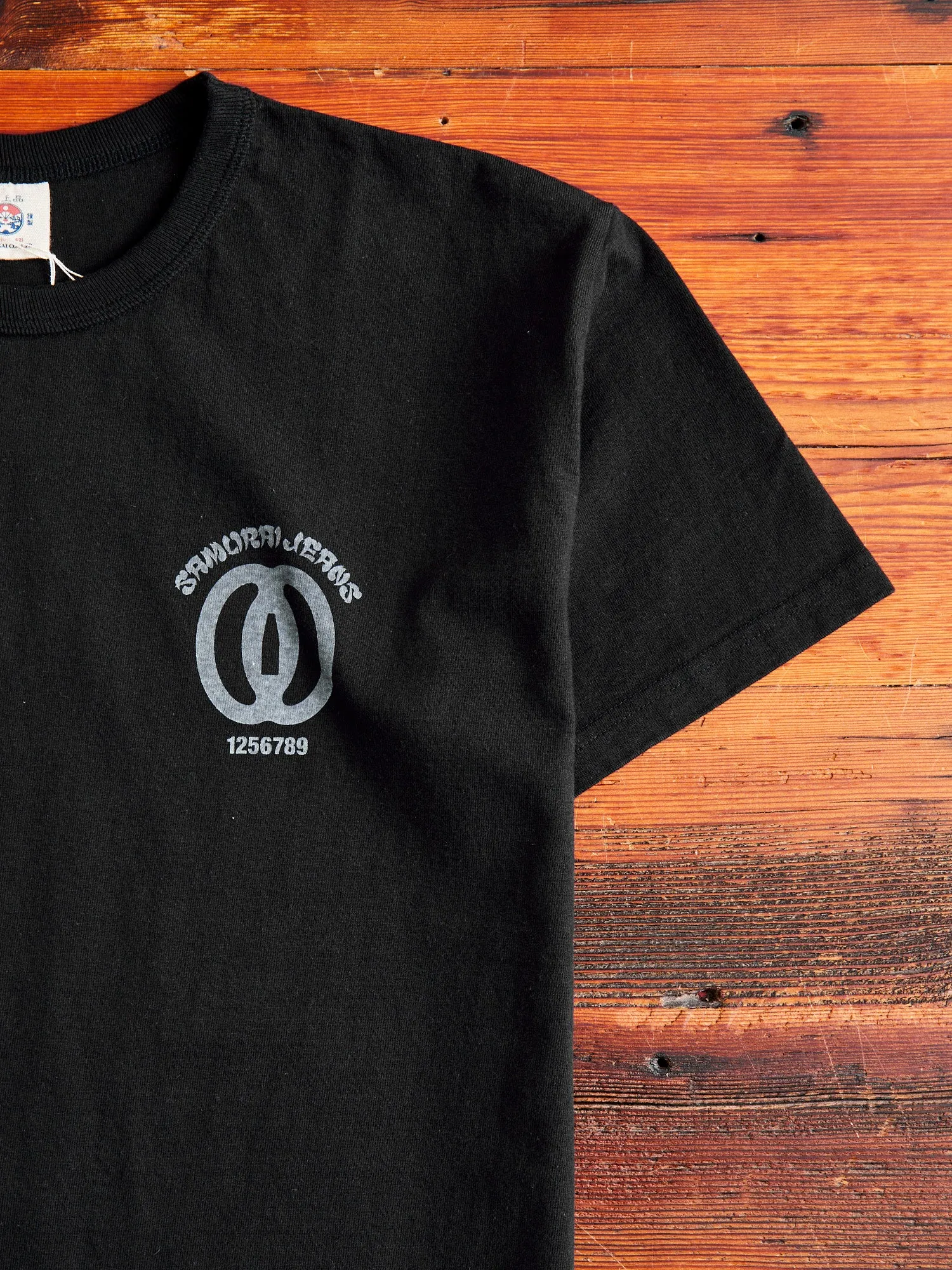 "Musashi" Heavyweight T-Shirt in Black