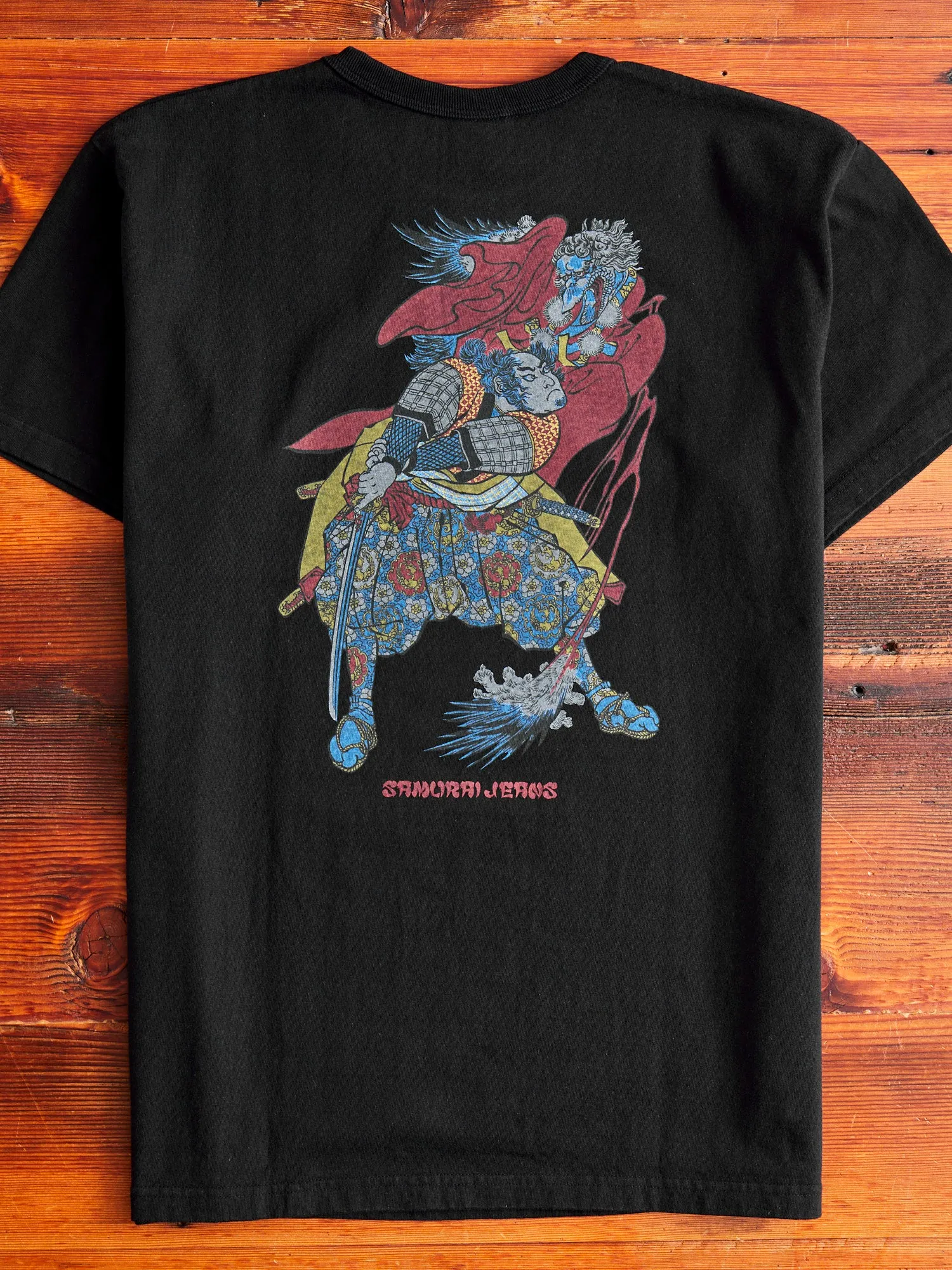"Musashi" Heavyweight T-Shirt in Black