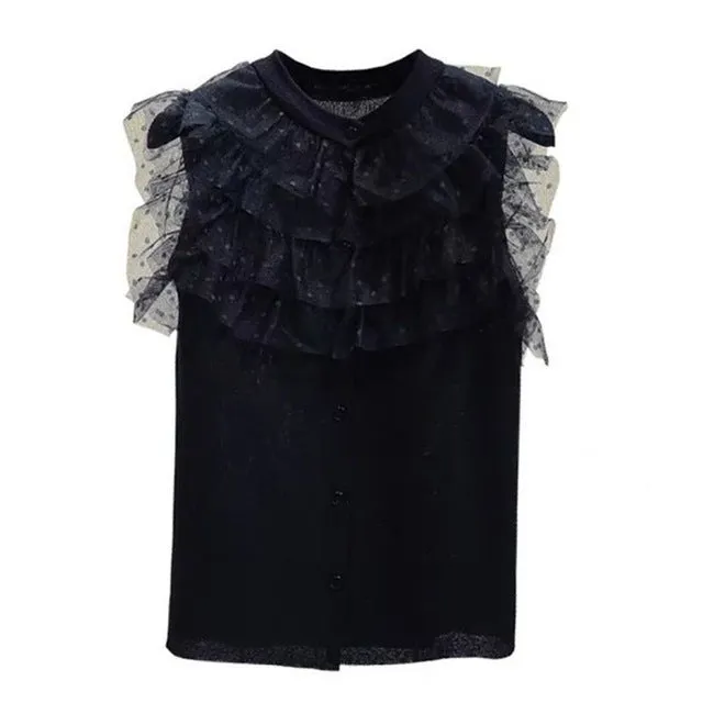 Slim Stretch Lace Tops