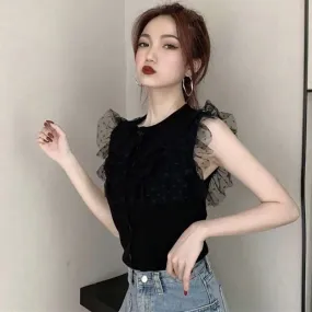 Slim Stretch Lace Tops