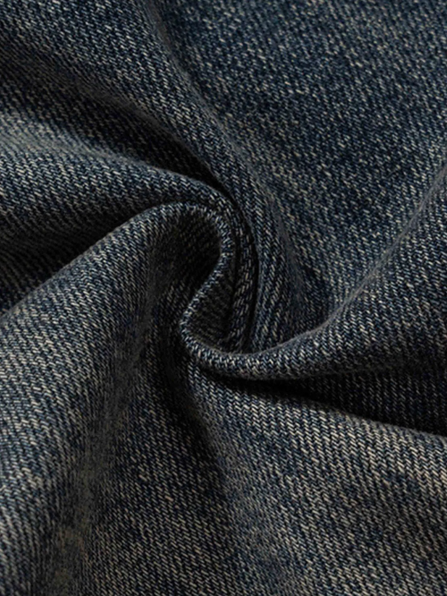 Sneakerhill Wide Leg Multi-Pocket Straight Leg Loose Jeans - 1666